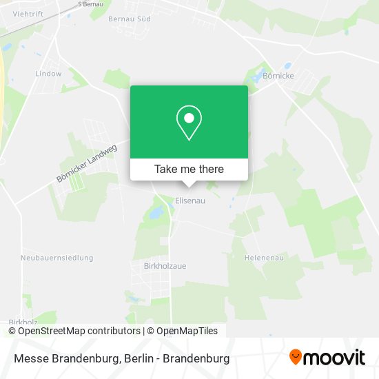 Messe Brandenburg map