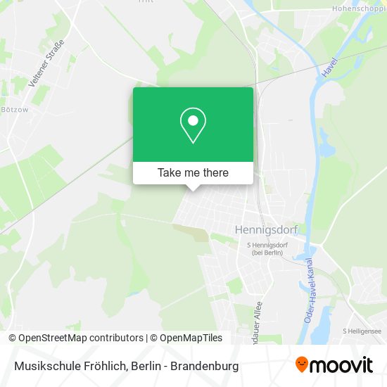 Musikschule Fröhlich map