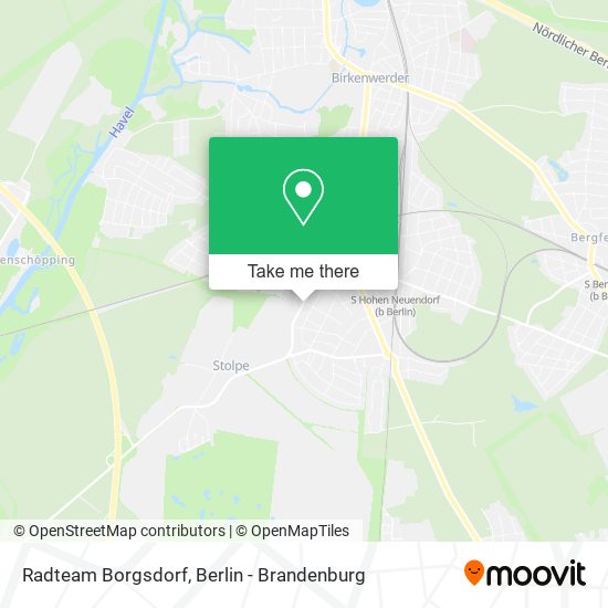 Карта Radteam Borgsdorf