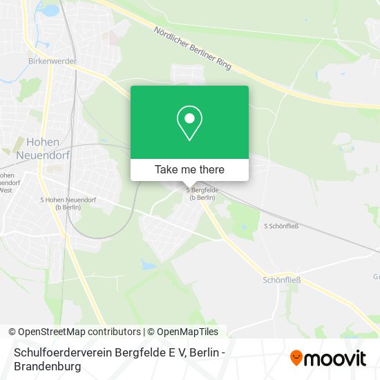 Schulfoerderverein Bergfelde E V map