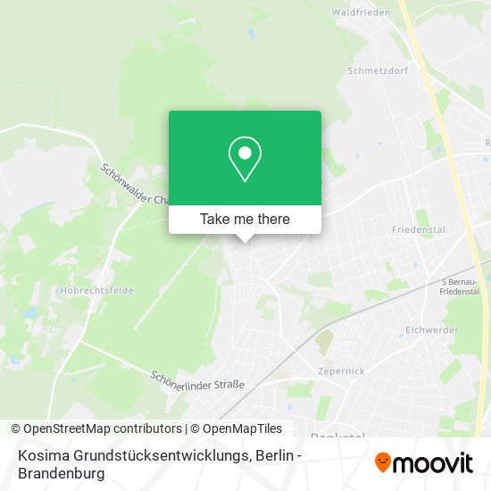 Kosima Grundstücksentwicklungs map