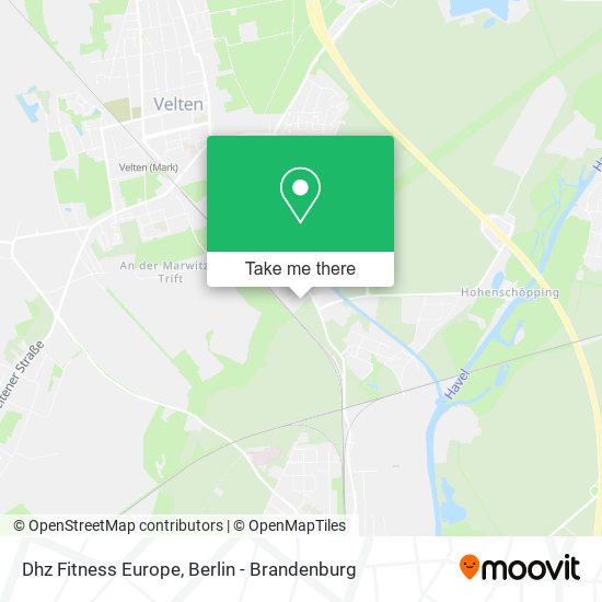 Dhz Fitness Europe map