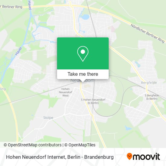 Карта Hohen Neuendorf Internet