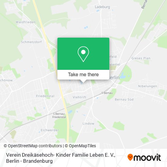 Verein Dreikäsehoch- Kinder Familie Leben E. V. map