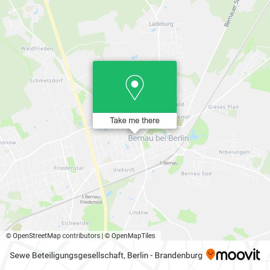 Sewe Beteiligungsgesellschaft map