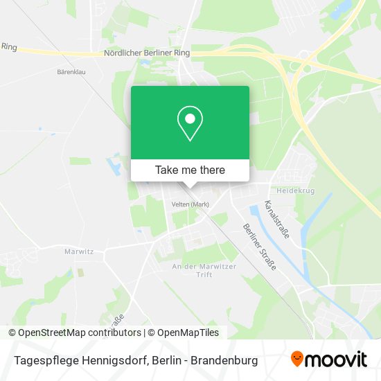 Tagespflege Hennigsdorf map