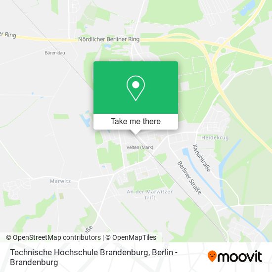 Technische Hochschule Brandenburg map