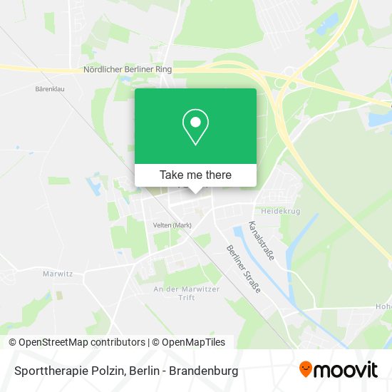 Sporttherapie Polzin map