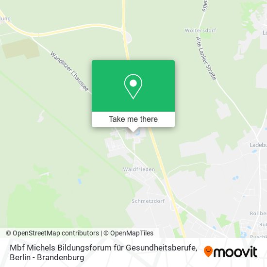 Mbf Michels Bildungsforum für Gesundheitsberufe map