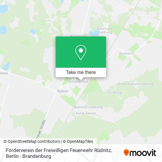 Förderverein der Freiwilligen Feuerwehr Rüdnitz map