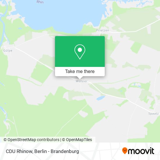 CDU Rhinow map