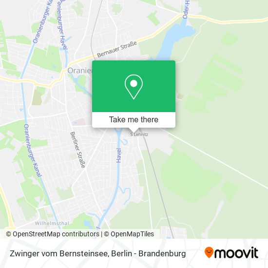 Карта Zwinger vom Bernsteinsee