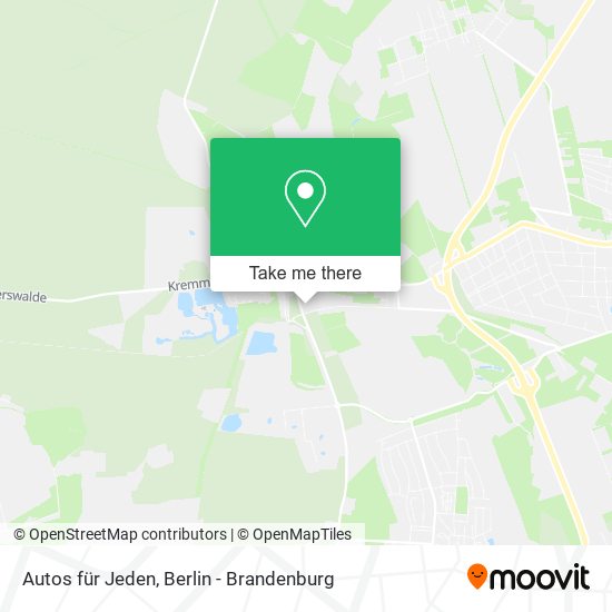 Autos für Jeden map