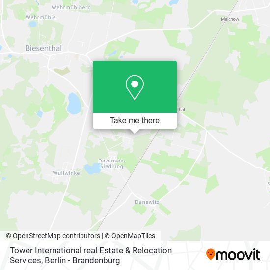 Tower International real Estate & Relocation Services map
