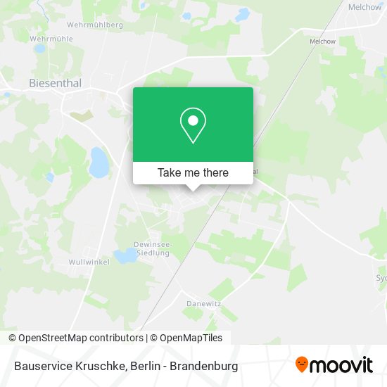 Bauservice Kruschke map