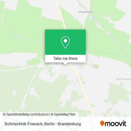 Bohrtechnik Friesack map