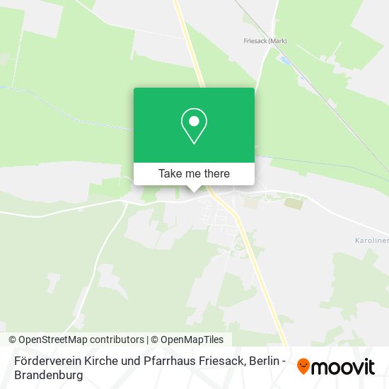 Förderverein Kirche und Pfarrhaus Friesack map