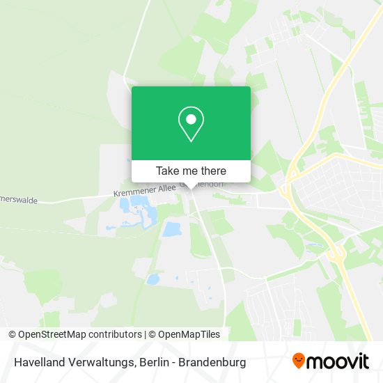 Havelland Verwaltungs map