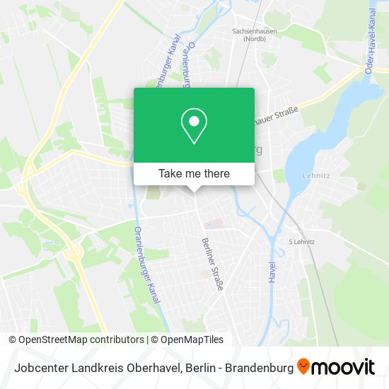 Jobcenter Landkreis Oberhavel map