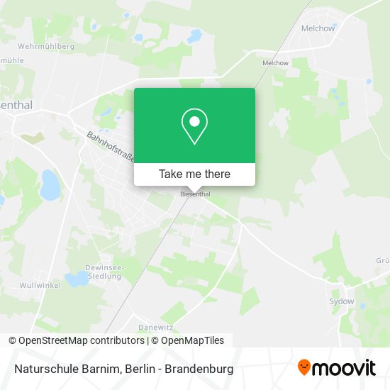 Naturschule Barnim map