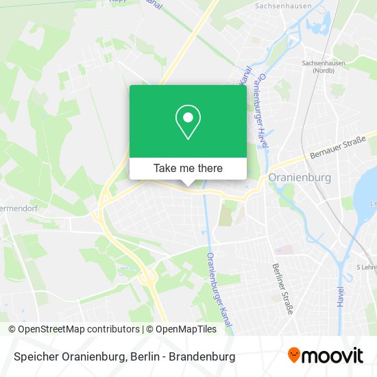 Speicher Oranienburg map