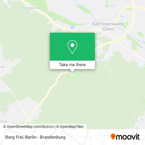 Berg Frei map
