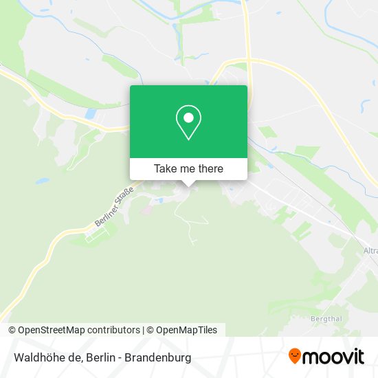 Waldhöhe de map