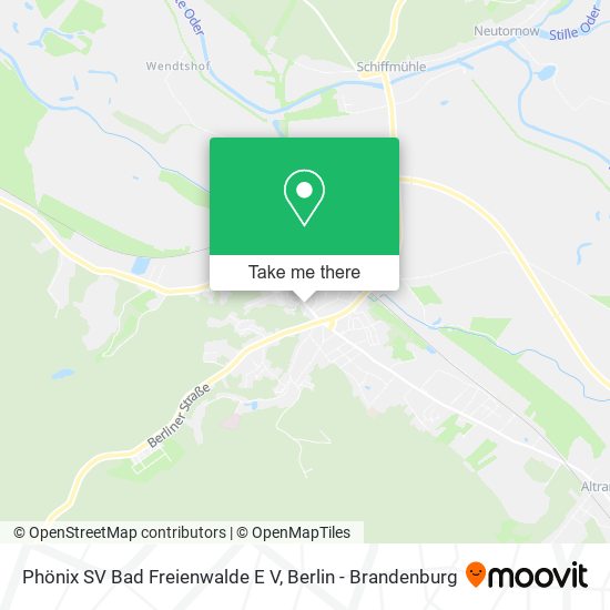 Phönix SV Bad Freienwalde E V map