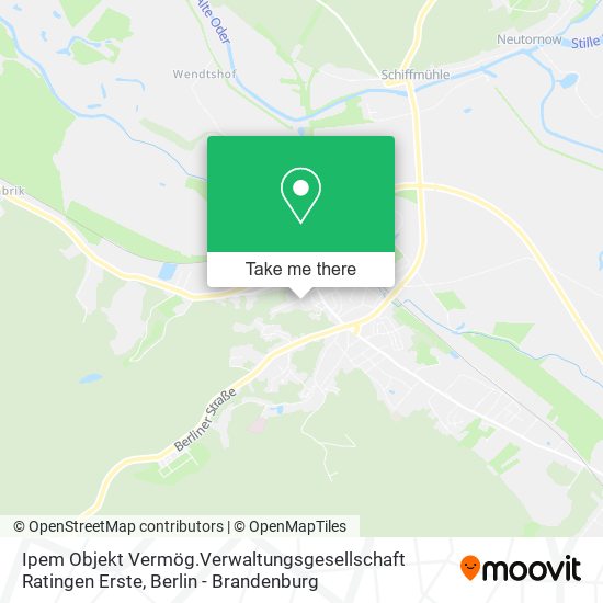Карта Ipem Objekt Vermög.Verwaltungsgesellschaft Ratingen Erste