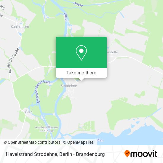 Havelstrand Strodehne map