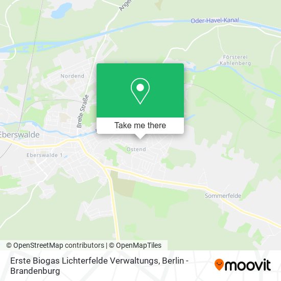 Карта Erste Biogas Lichterfelde Verwaltungs