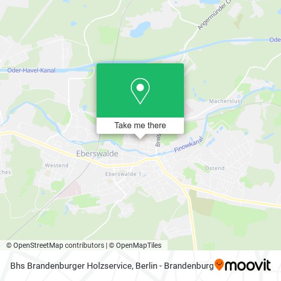 Bhs Brandenburger Holzservice map