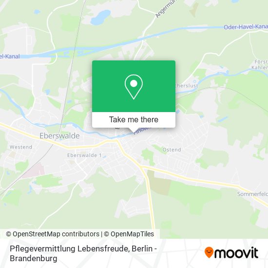 Pflegevermittlung Lebensfreude map