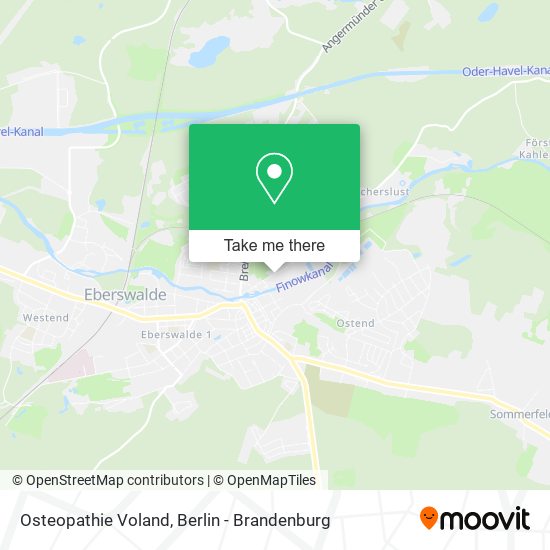 Osteopathie Voland map