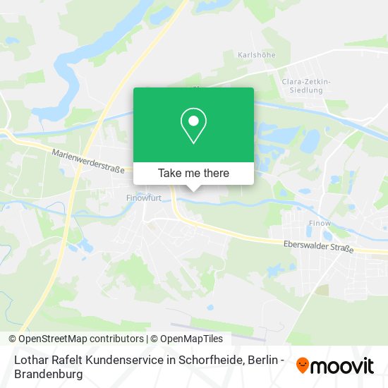 Lothar Rafelt Kundenservice in Schorfheide map