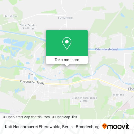 Kati Hausbrauerei Eberswalde map