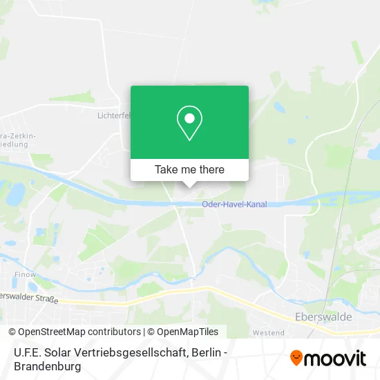Карта U.F.E. Solar Vertriebsgesellschaft