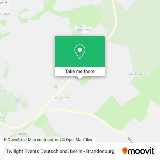 Карта Twilight Events Deutschland