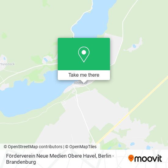 Карта Förderverein Neue Medien Obere Havel