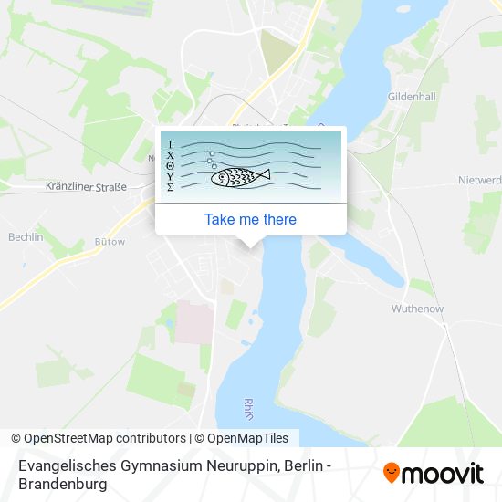 Evangelisches Gymnasium Neuruppin map