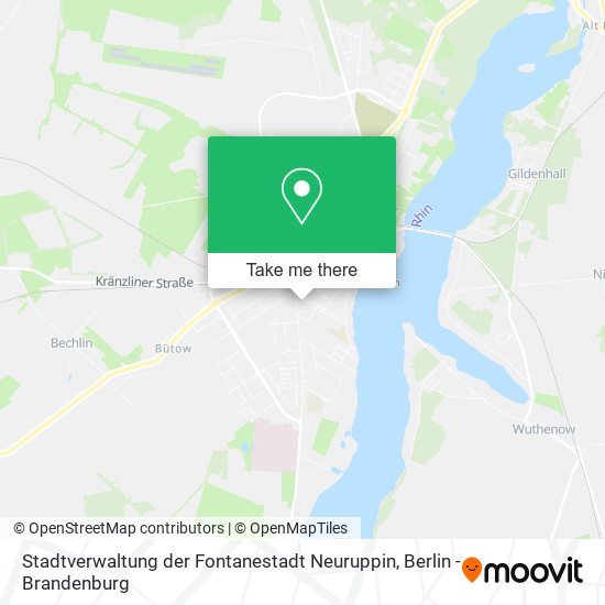 Stadtverwaltung der Fontanestadt Neuruppin map