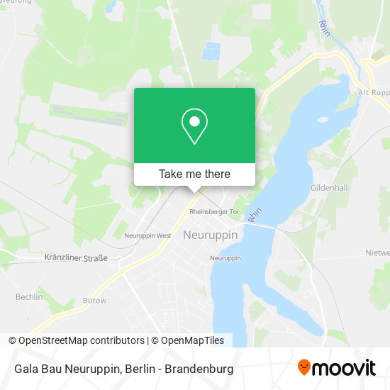 Gala Bau Neuruppin map