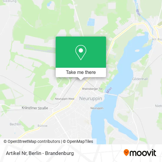 Карта Artikel Nr