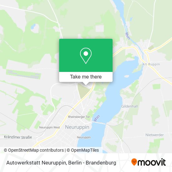 Autowerkstatt Neuruppin map