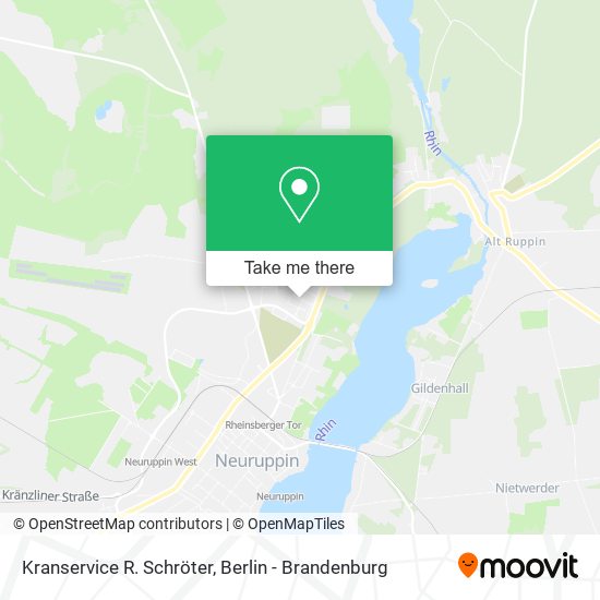 Kranservice R. Schröter map