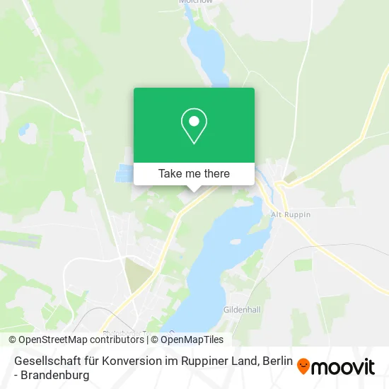 Карта Gesellschaft für Konversion im Ruppiner Land