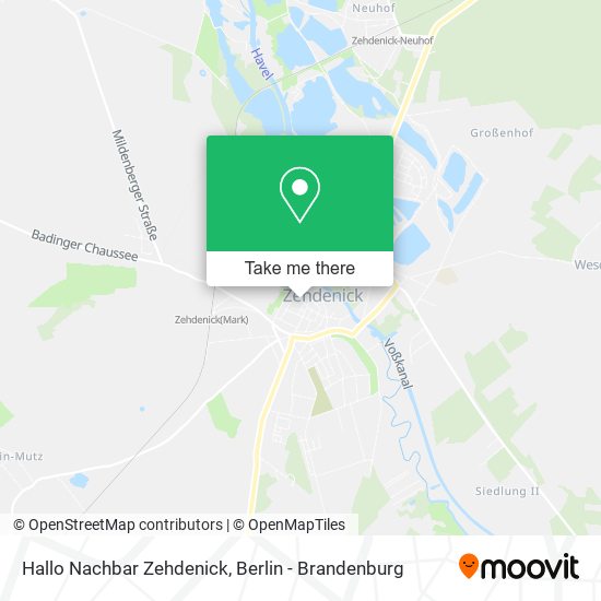 Hallo Nachbar Zehdenick map