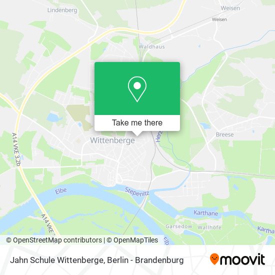 Jahn Schule Wittenberge map