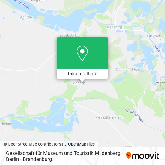 Карта Gesellschaft für Museum und Touristik Mildenberg
