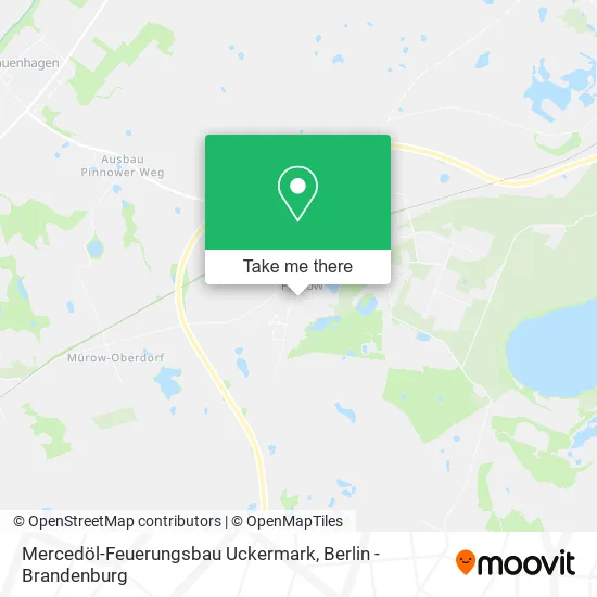 Карта Mercedöl-Feuerungsbau Uckermark